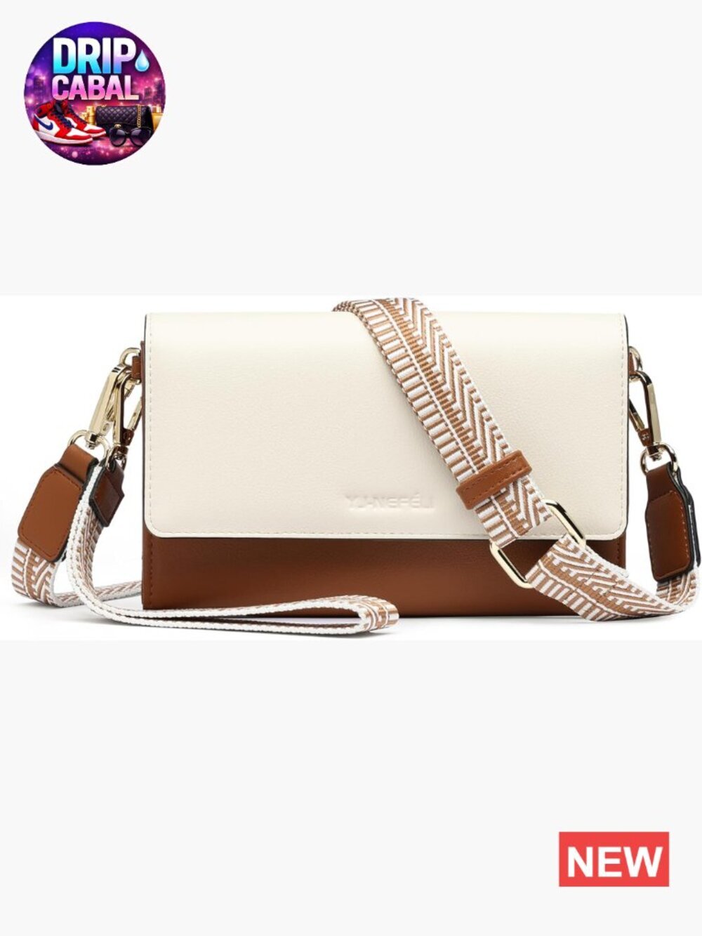 RFID Vegan Leather Crossbody Wallet Wristlet Phone Purse Mini Handbag Travel